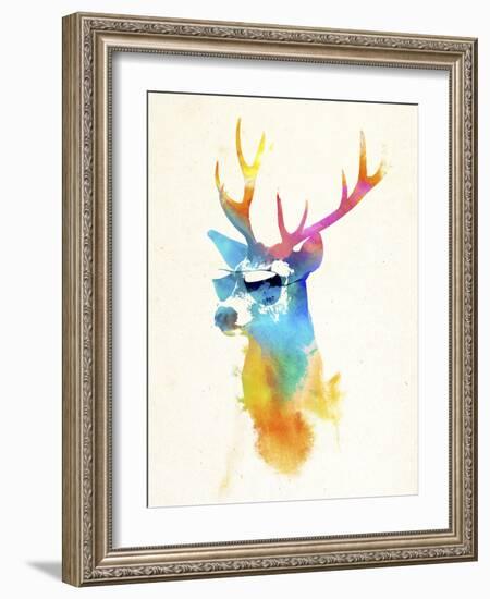 Sunny Stag-Robert Farkas-Framed Giclee Print