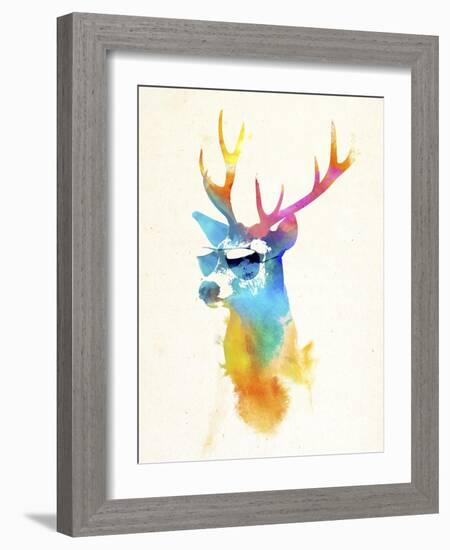 Sunny Stag-Robert Farkas-Framed Giclee Print