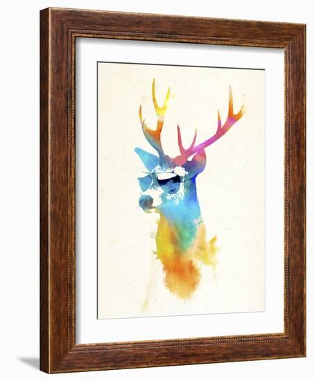 Sunny Stag-Robert Farkas-Framed Giclee Print