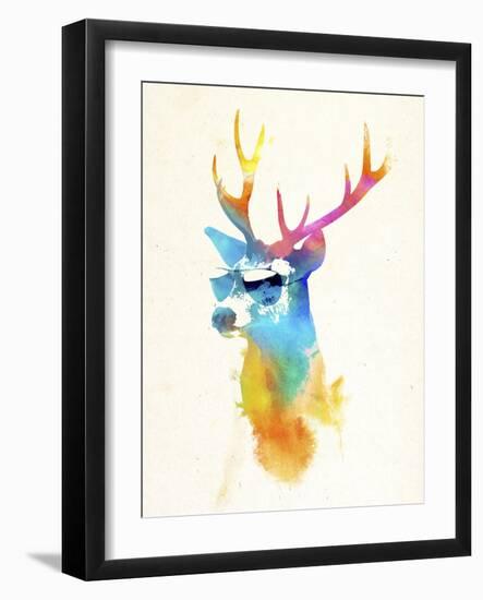 Sunny Stag-Robert Farkas-Framed Giclee Print