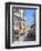 Sunny Street in Portofino-Michael Swanson-Framed Art Print