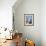 Sunny Street in Portofino-Michael Swanson-Framed Premium Giclee Print displayed on a wall