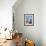 Sunny Street in Portofino-Michael Swanson-Framed Premium Giclee Print displayed on a wall
