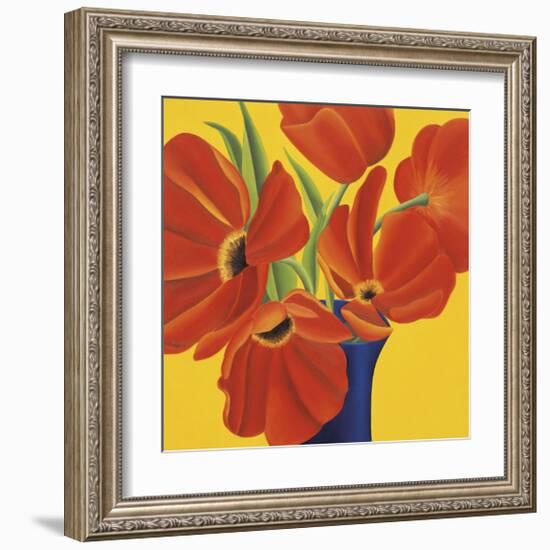 Sunny Tulips-Sarah Horsfall-Framed Giclee Print