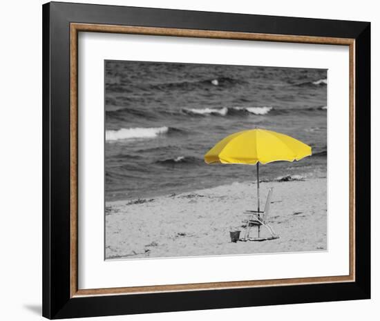 Sunny Umbrella-Eve Turek-Framed Art Print