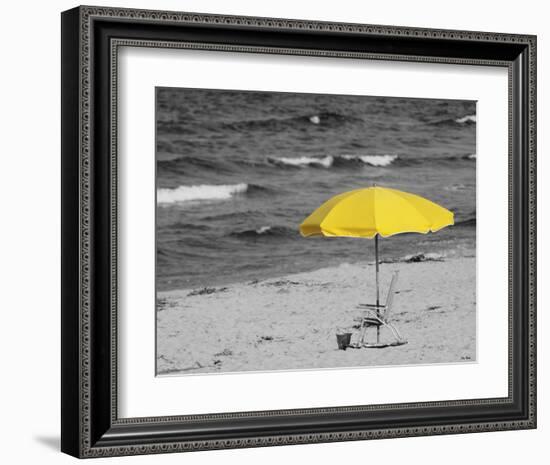 Sunny Umbrella-Eve Turek-Framed Art Print