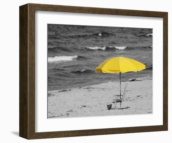 Sunny Umbrella-Eve Turek-Framed Art Print