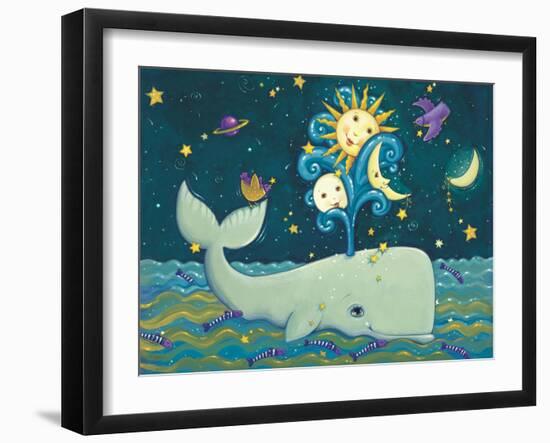 Sunny Whale-Viv Eisner-Framed Art Print