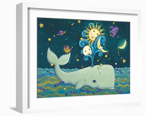 Sunny Whale-Viv Eisner-Framed Art Print