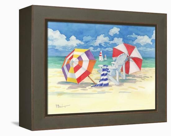 Sunnyside Beach-Paul Brent-Framed Stretched Canvas