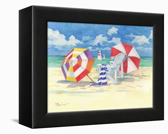 Sunnyside Beach-Paul Brent-Framed Stretched Canvas