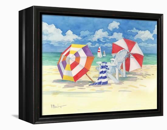 Sunnyside Beach-Paul Brent-Framed Stretched Canvas