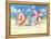 Sunnyside Beach-Paul Brent-Framed Stretched Canvas