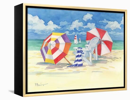 Sunnyside Beach-Paul Brent-Framed Stretched Canvas