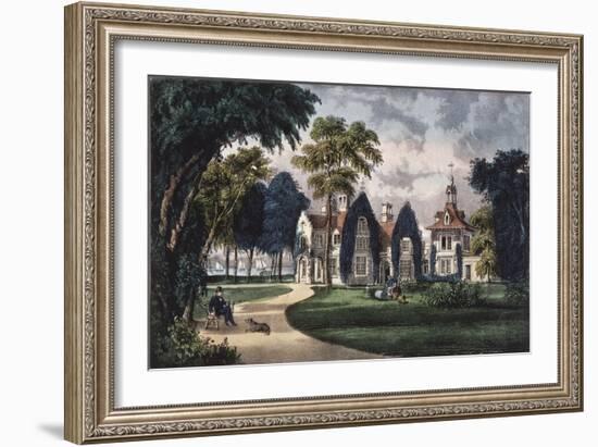 Sunnyside, on the Hudson-Currier & Ives-Framed Giclee Print