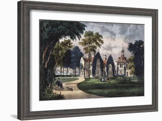 Sunnyside, on the Hudson-Currier & Ives-Framed Giclee Print