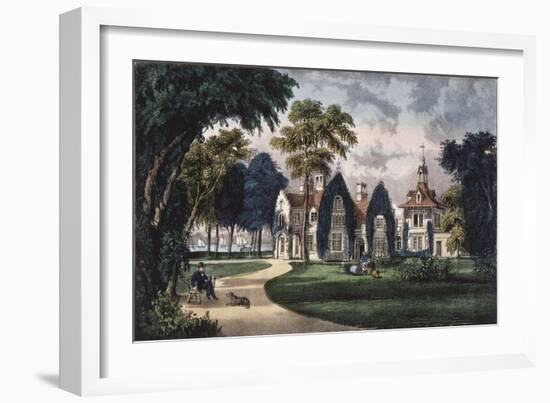 Sunnyside, on the Hudson-Currier & Ives-Framed Giclee Print