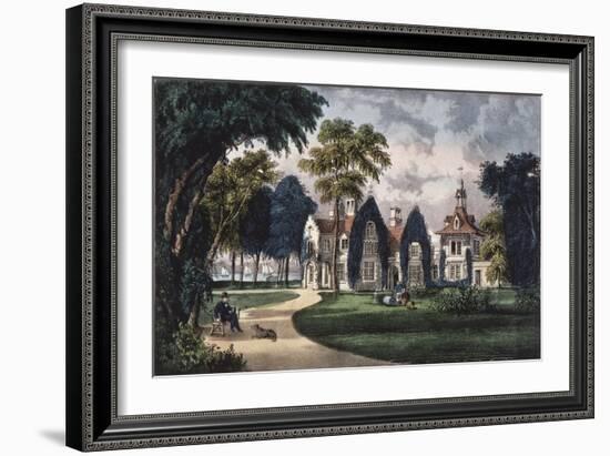 Sunnyside, on the Hudson-Currier & Ives-Framed Giclee Print