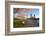 Sunrie Cherry Trees and Steel Bridge, Portland Oregon.-Craig Tuttle-Framed Photographic Print