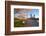 Sunrie Cherry Trees and Steel Bridge, Portland Oregon.-Craig Tuttle-Framed Photographic Print