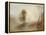 Sunrise, a Castle on a Bay: 'Solitude'-J. M. W. Turner-Framed Premier Image Canvas