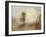 Sunrise, a Castle on a Bay: 'Solitude'-J. M. W. Turner-Framed Giclee Print