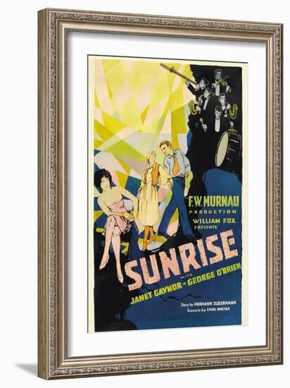 Sunrise: a Song of Two Humans, 1927-null-Framed Giclee Print