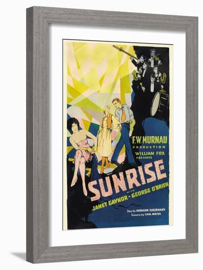 Sunrise: a Song of Two Humans, 1927-null-Framed Giclee Print