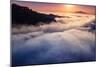 Sunrise Above Fog at East Bay Hills Oakland Mount Diablo-Vincent James-Mounted Photographic Print