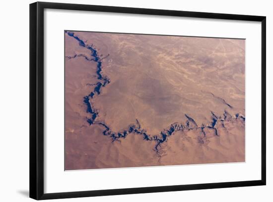 Sunrise Aerial Photo of the Canyons in the American Southwest-Glenn Young-Framed Photographic Print