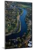 Sunrise Aerials of Charles River, Cambridge, Boston and New England-Joseph Sohm-Mounted Photographic Print