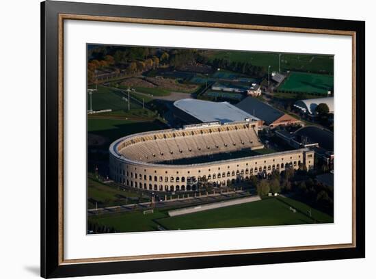 Sunrise Aerials of Soldiers Field, Harvard in Cambridge-Joseph Sohm-Framed Photographic Print