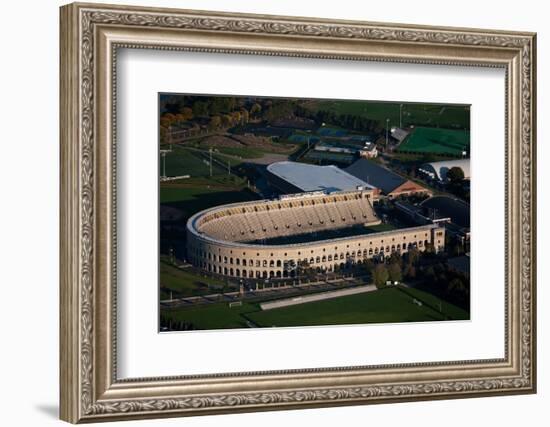 Sunrise Aerials of Soldiers Field, Harvard in Cambridge-Joseph Sohm-Framed Photographic Print