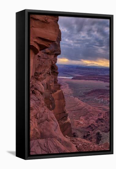 Sunrise Alchemy at Dead Horse Point, Moab Utah-null-Framed Premier Image Canvas