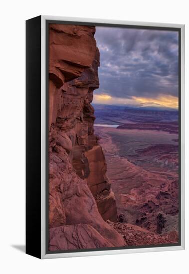 Sunrise Alchemy at Dead Horse Point, Moab Utah-null-Framed Premier Image Canvas