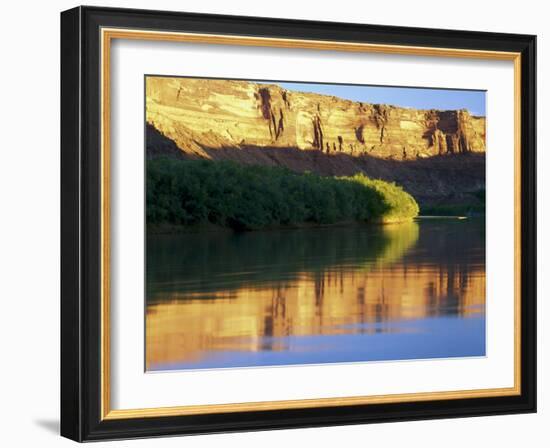 Sunrise Along Green River at Mineral Bottom, Utah, USA-Scott T^ Smith-Framed Photographic Print