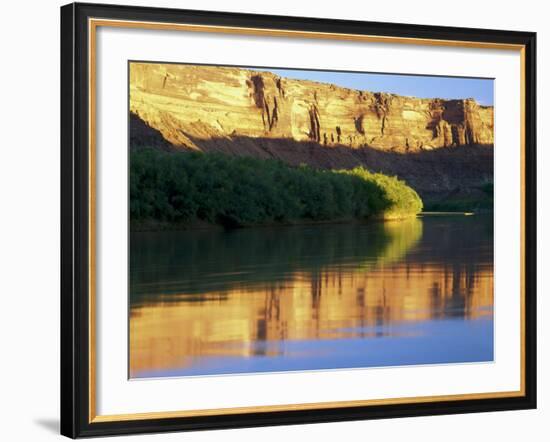 Sunrise Along Green River at Mineral Bottom, Utah, USA-Scott T^ Smith-Framed Photographic Print