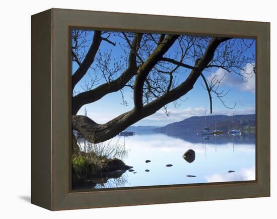 Sunrise, Ambleside, Lake Windermere, Lake District National Park, Cumbria, England, UK, Europe-Jeremy Lightfoot-Framed Premier Image Canvas