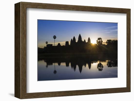 Sunrise, Angkor Wat Temple, Angkor, Siem Reap, Cambodia-Stephen Studd-Framed Photographic Print