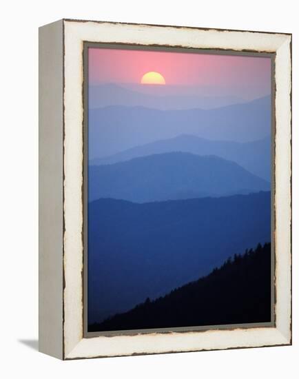 Sunrise, Appalachian Mountains, Great Smoky Mountains National Park, North Carolina, USA-Adam Jones-Framed Premier Image Canvas