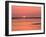 Sunrise at bay of Mont Saint-Michel, Brittany, France-null-Framed Photographic Print