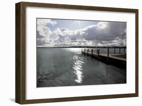 Sunrise at Crooked Lake-Monte Nagler-Framed Giclee Print
