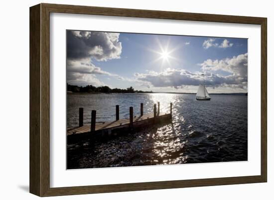 Sunrise At Crooked Lake-Monte Nagler-Framed Photographic Print