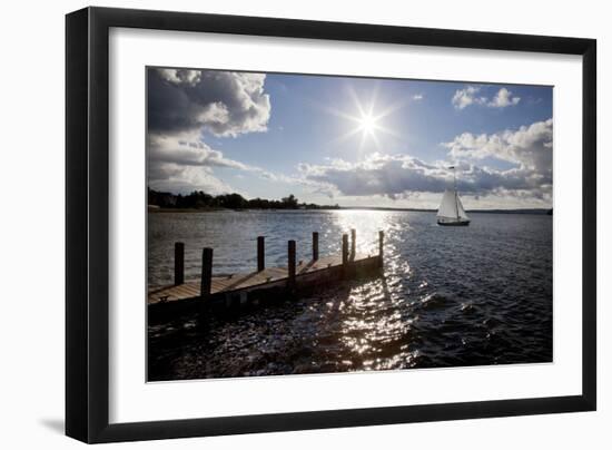 Sunrise At Crooked Lake-Monte Nagler-Framed Photographic Print