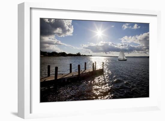 Sunrise At Crooked Lake-Monte Nagler-Framed Photographic Print