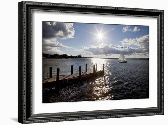 Sunrise At Crooked Lake-Monte Nagler-Framed Photographic Print