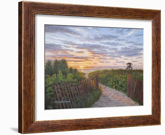 Sunrise at Delray Beach-Bruce Dumas-Framed Giclee Print