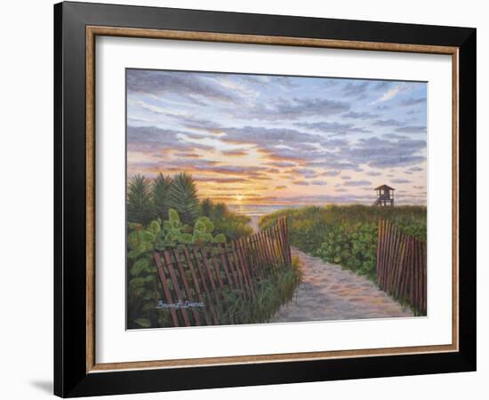 Sunrise at Delray Beach-Bruce Dumas-Framed Giclee Print