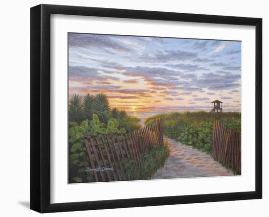 Sunrise at Delray Beach-Bruce Dumas-Framed Giclee Print