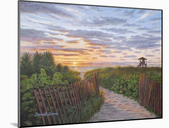 Sunrise at Delray Beach-Bruce Dumas-Mounted Giclee Print